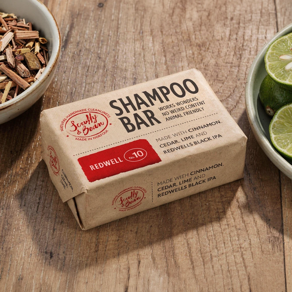 Shampoo Bar Packshot for Scruffy & Bean by Cameron Creative