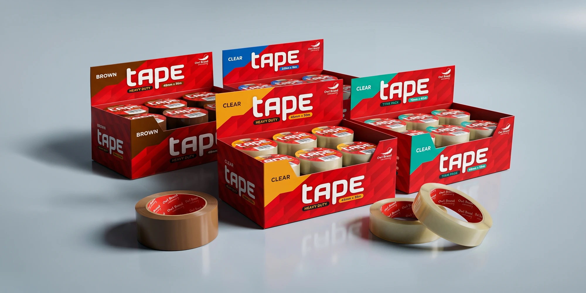 Colman Group Tape Packaging by Cameron Creative